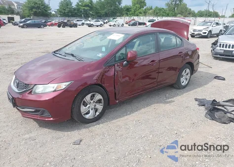 2013 Honda Civic Lx from USA, damaged, VIN 2HGFB2F51DH528023